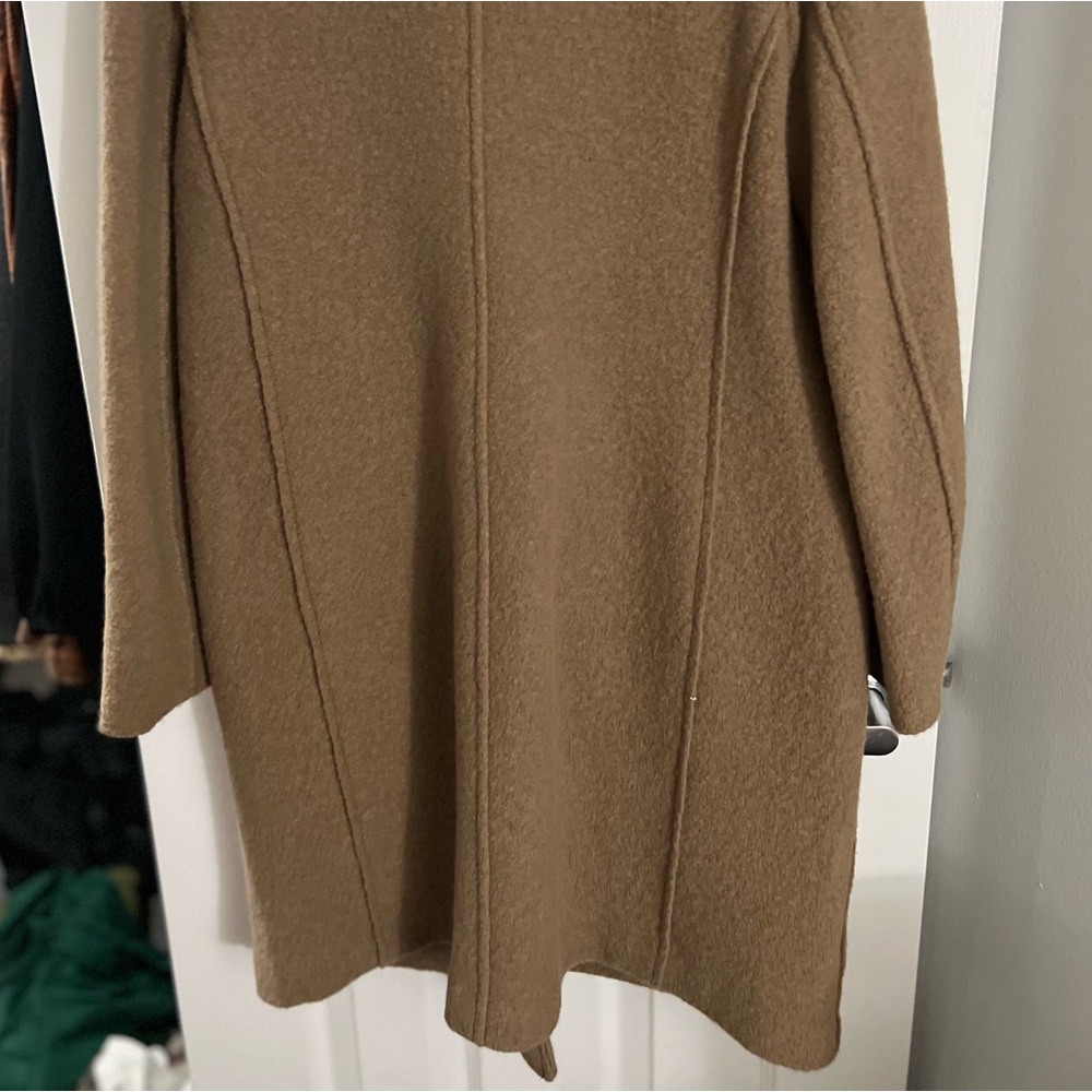 J. Crew Women's Tan Pea Coat - Picture 3 of 4